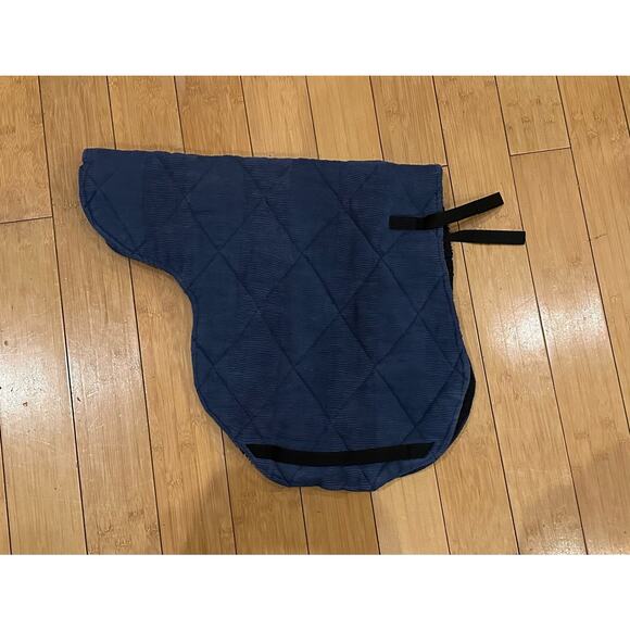 NWOT Solid Blue English Saddle Pad - Picture 2 of 4